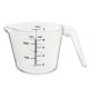 Mainstays 1 Cup Large Spout Plastic Measuring Cup, Clear